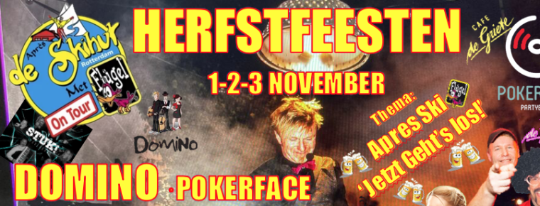 1 t/m 3 november: Herfstfeesten 